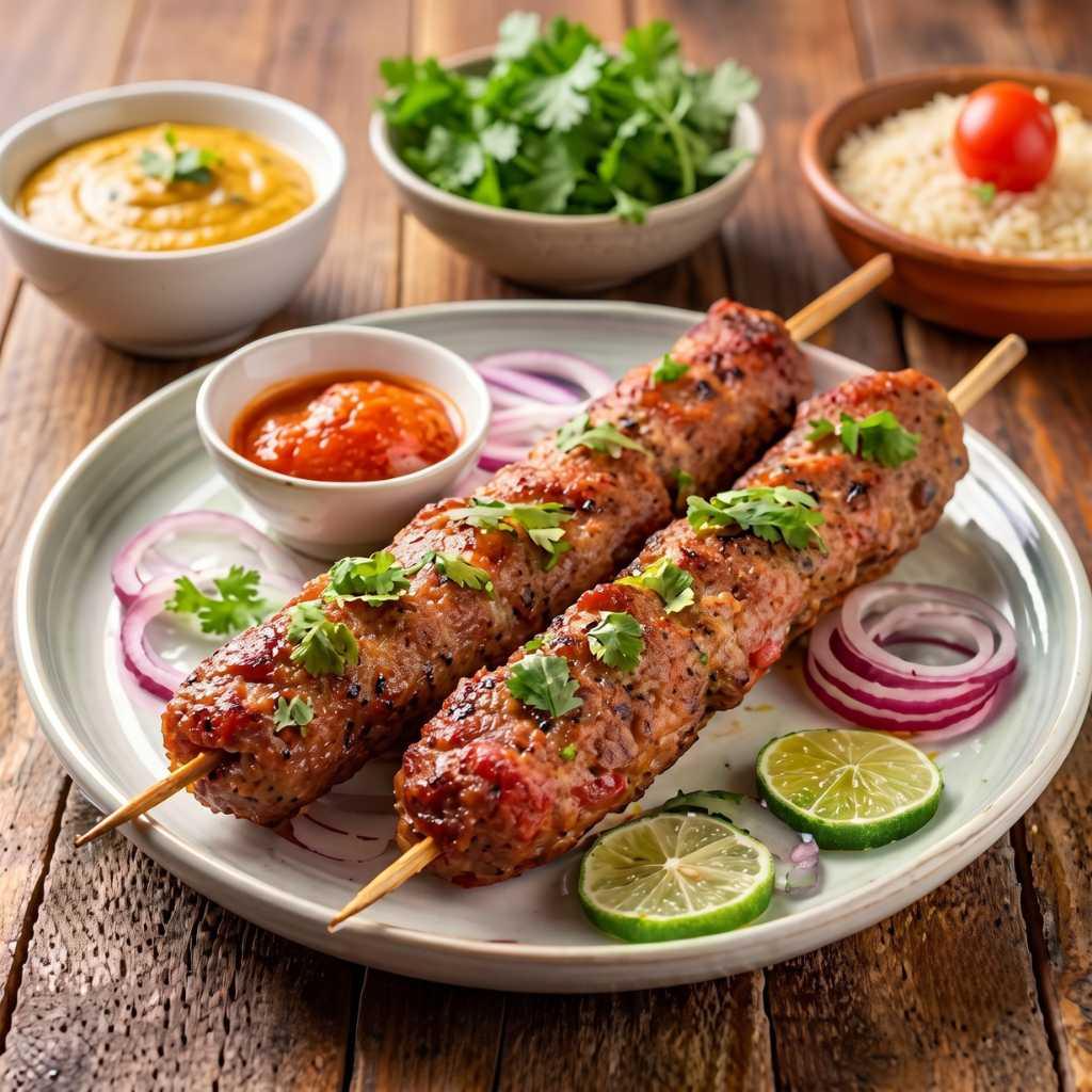 Authentic Beef Seekh Kabobs (1 lb) thumbnail 2